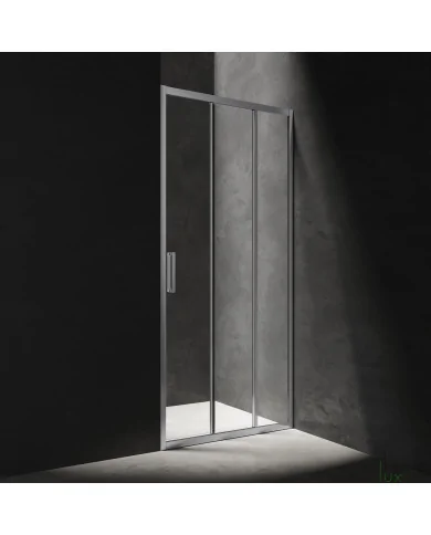 CHELSEA drzwi prysznicowe przesuwne trójdzielne, 100 cm