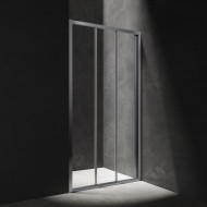 BRONX drzwi prysznicowe przesuwne trójdzielne, 110 cm