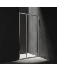 BRONX drzwi prysznicowe przesuwne trójdzielne, 80 cm