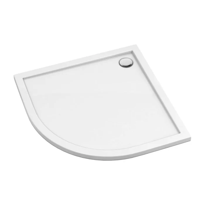 MERTON90/OBP MERTON brodzik prysznicowy akrylowy, półokrągły, 90x90cm, biały OMNIRES