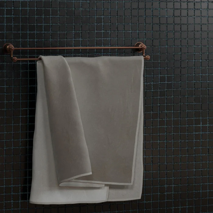 ART LINE wieszak na ręcznik podwójny, 65 cm
