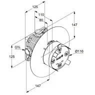 Kludi Flexx.Boxx 88011 DN 20 element podtynkowy