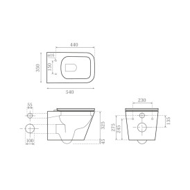 Bathco Toledo miska WC z deską wolnoopadającą 4516 Miski WC