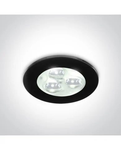 One Light Pafos oprawa do wbudowania wpust LED czarny 10103N/B/W/35