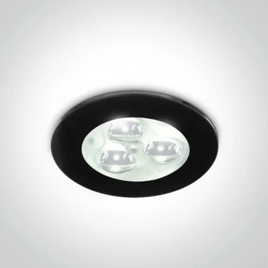 One Light Pafos oprawa do wbudowania wpust LED czarny 10103N/B/W/35