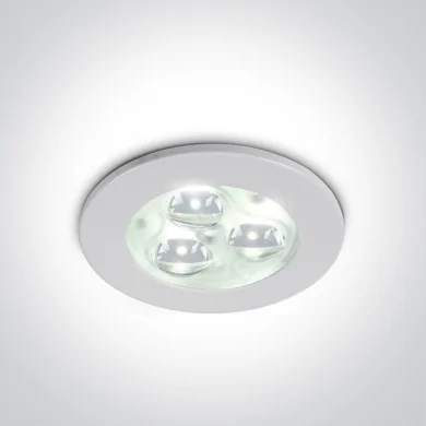 One Light Pafos  oprawa do wbudowania wpust LED biały 10103N/W/D/35