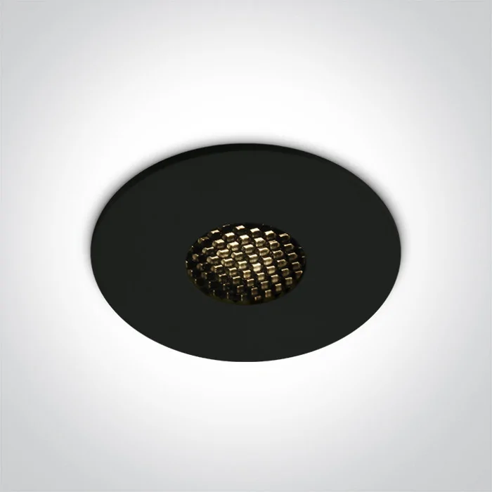 One Light Teletra oprawa do wbudowania wpust LED czarny 10107HC/B/W