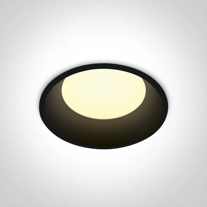 One Light Maronas oprawa do wbudowania wpust LED 9W czarny 10109D/B/C