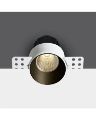 One Light Lania oprawa do wbudowania wpust LED 12W szary połysk 10112/G/W