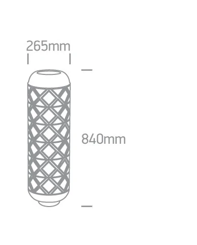 One Light Sideri 2 lampa podłogowa LED 40W kolor orient 61048B