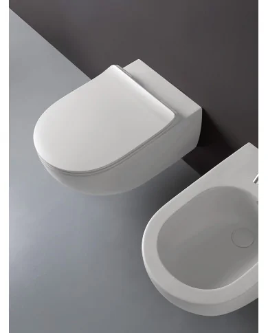 Flaminia App goSilent miska WC wisząca 54x36 biała AP118S