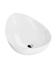 Bathco Aros umywalka kamienna 80x45 cm prostokątna