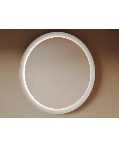 Artceram Lord lustro LED okrągłe 76 cm białe ACS018