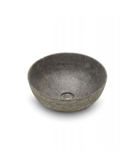 Bathco Domed Bowl Negro kamienna umywalka okrągła 38 cm 00615