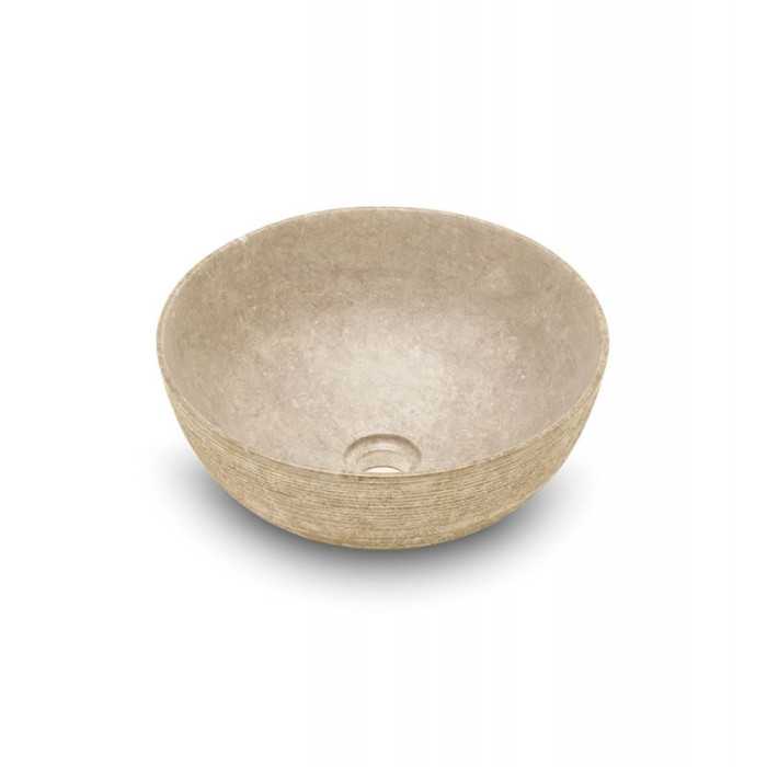 Bathco Domed Bowl kamienna umywalka okrągła 38 cm 00614