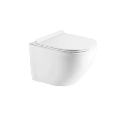 Emporia Nox 1.0 miska WC z deską wolnoopadającą 49x37 biały połysk LT-046E-NR