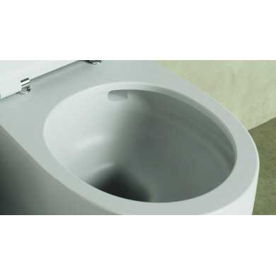 Excellent Bull Vertigo miska WC z deską slim 53x36 spłukiwanie Vertigo biały połysk