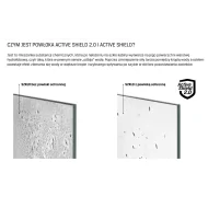 New Trendy Superia kabina prysznicowa 90x90 pojedyncze drzwi Active Shield K-0587