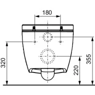 Tece One miska WC zawieszana bez kołnierza bez funkcji myjącej 9700204