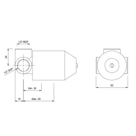 Jaquar element montażowy do baterii podtynkowej ALD-227