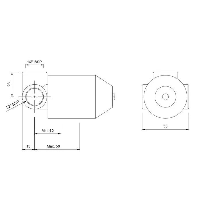 Jaquar element montażowy do baterii podtynkowej ALD-227