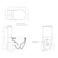 Artceram File 2.0 miska kompakt WC 37x52 FLV003 Miski WC