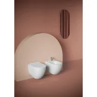 Artceram File 2.0 bidet wiszący 52x37 Saniglaze czarny połysk FLB0030300 Bidety