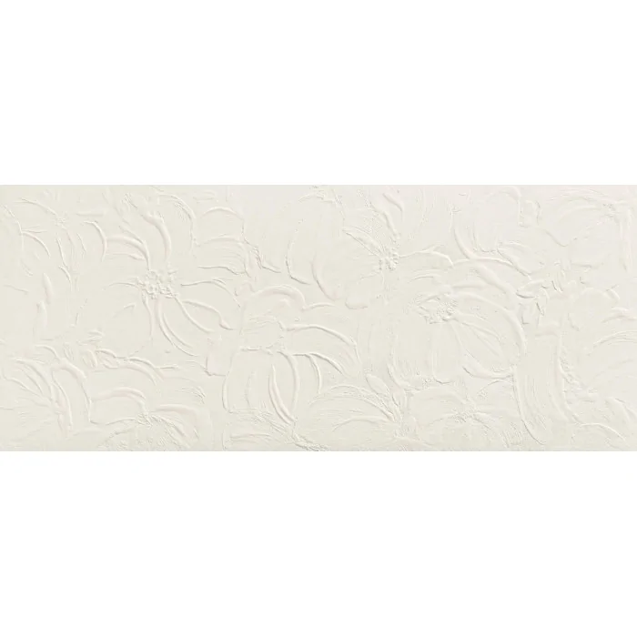 Płytki Atlas Concorde 3D Wall Plaster Bloom White 50x120 mat AHQV