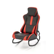 Halmar GAMER fotel gamingowy czarny/czerwony sim racing eco skóra