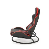 Halmar GAMER fotel gamingowy czarny/czerwony sim racing eco skóra