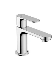 Hansgrohe Rebris S bateria umywalkowa 80 CoolStart z metalowym kompletem odpływowym z cięgłem chrom 72584000