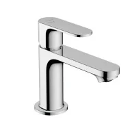 Hansgrohe Rebris S bateria umywalkowa 80 CoolStart z metalowym kompletem odpływowym z cięgłem chrom 72584000