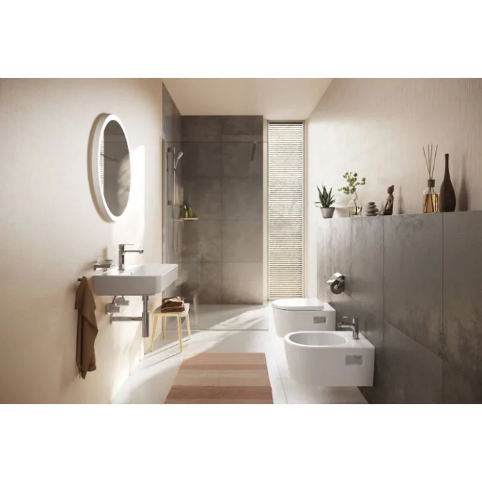 Hansgrohe Rebris S bateria bidetowa z metalowym kompletem odpływowym z cięgłem chrom 72212000