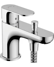 Hansgrohe Rebris S bateria wannowa Monotrou z 2 zakresami przepływu i przełącznikiem ciśnieniowym chrom 72436000