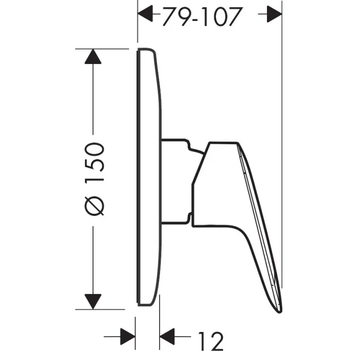 Hansgrohe Logis Zestaw prysznicowy, podtynkowy chrom 71666000