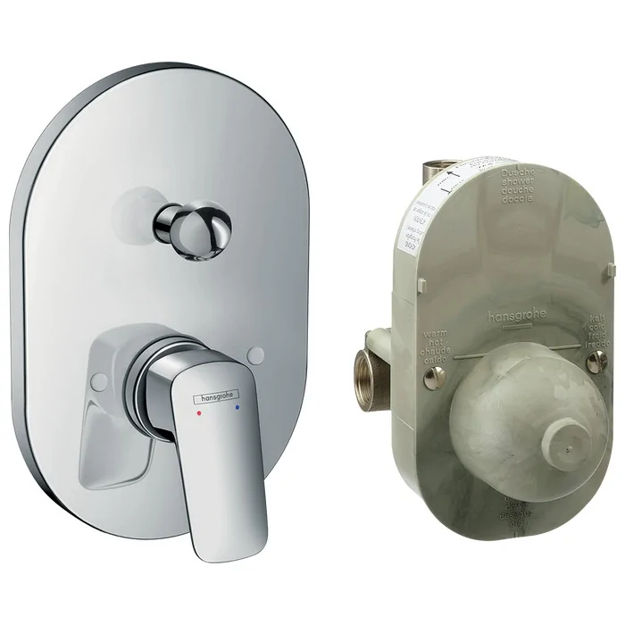 Hansgrohe Logis zestaw baterii wannowej podtynkowej chrom 71409000