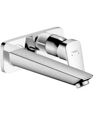 Hansgrohe Logis bateria bidetowa 70 z kompletem odpływowym z cięgłem czarny 71204670