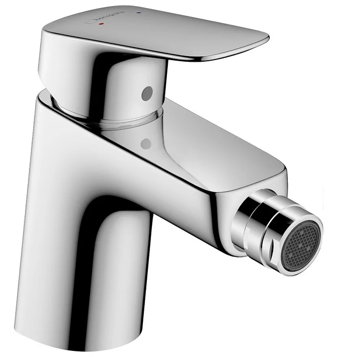 Hansgrohe Logis bateria bidetowa 70 z kompletem odpływowym z cięgłem chrom 71204000