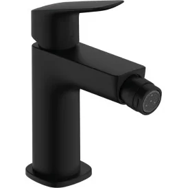 Hansgrohe Logis bateria bidetowa 110 Fine z kompletem odpływowym z cięgłem czarny 71201670