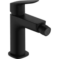 Hansgrohe Logis bateria bidetowa 110 Fine z kompletem odpływowym z cięgłem czarny 71201670