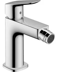 Hansgrohe Logis bateria bidetowa 110 Fine z kompletem odpływowym z cięgłem czarny 71201670