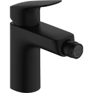 Hansgrohe Logis bateria bidetowa 100 z kompletem odpływowym z cięgłem czarny 71200670