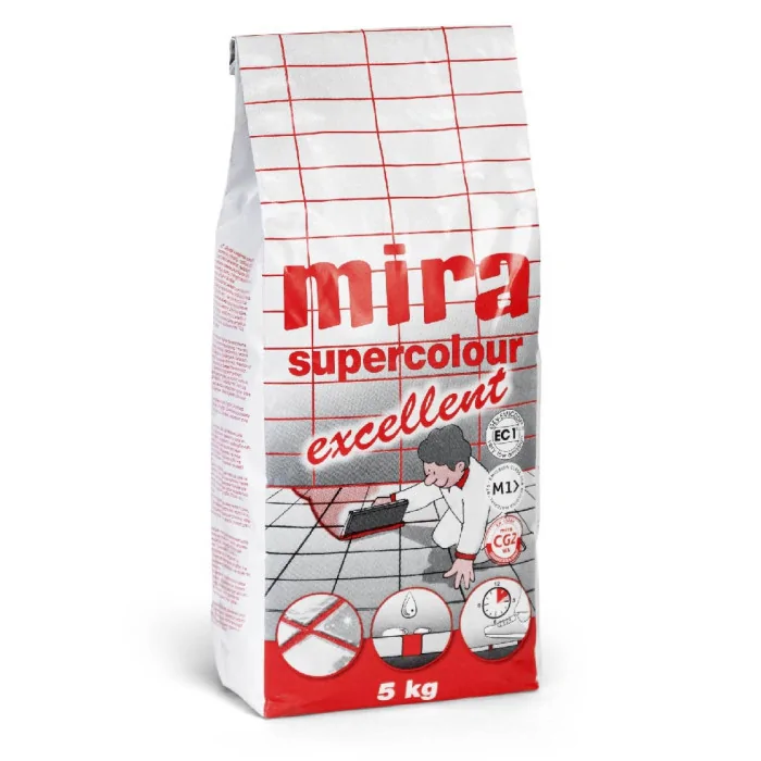 Mira supercolour excellent fuga cementowa EN 13888 CG2 WA 5 kg kolory