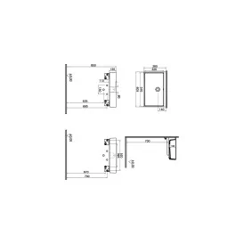 Vitra ArchiPlan umywalka nablatowa 60x39 cm biała 7404B003-0016