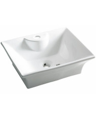Bathco Castellon umywalka nablatowa 43 cm biała 0012B