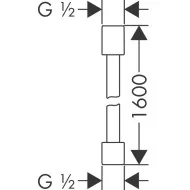 Wąż Axor 1,60 HANSGROHE