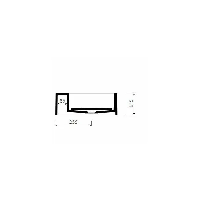 Umywalka Modico 80cm MARMORIN