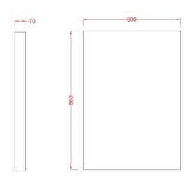 Lustro Square 86x68 ARTCERAM