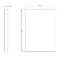 Lustro Square 86x68 ARTCERAM Lustra