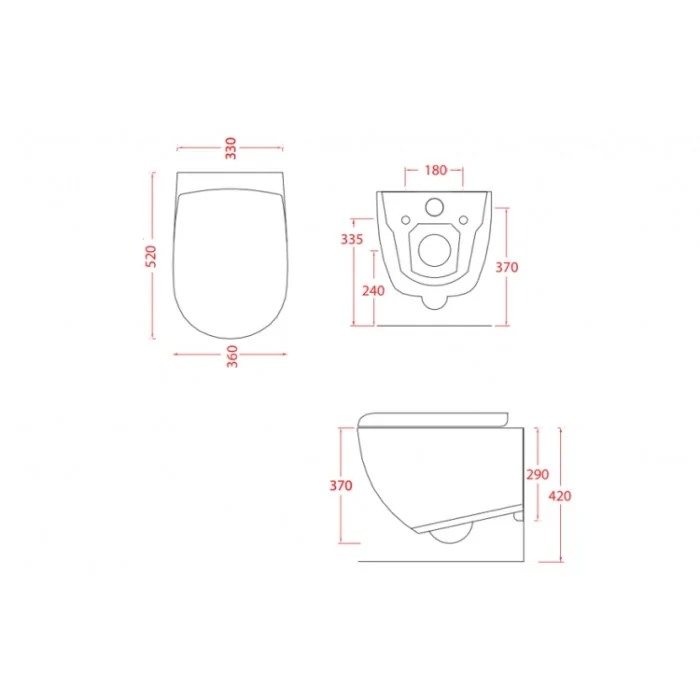 Miska WC Art Ceram File 2.0 WC